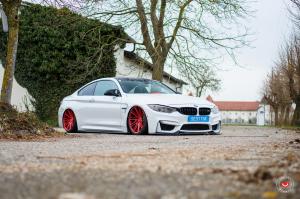 BMW M4 Coupe on Vossen Wheels (VPS-307T) 2017 года